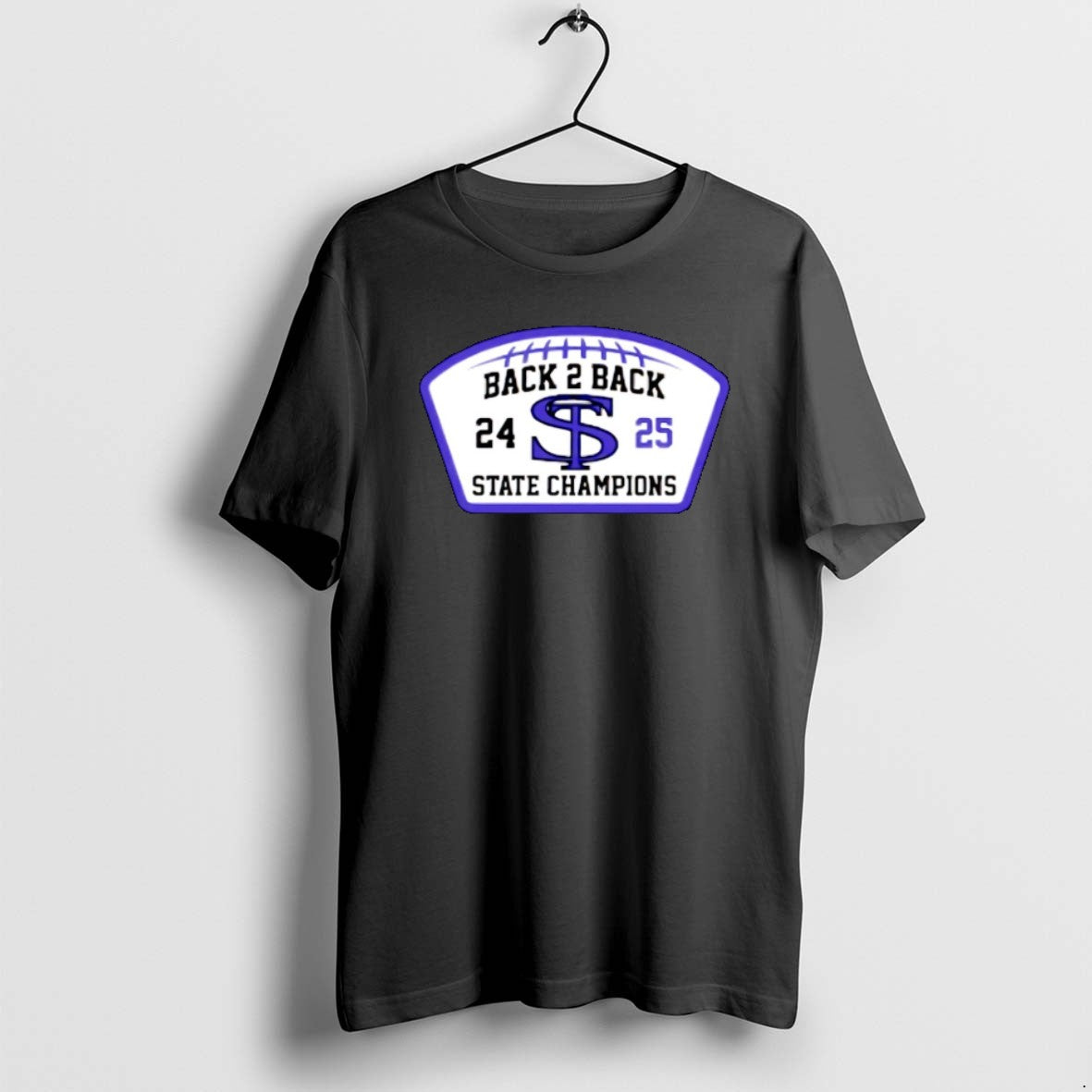 Official Shawsheen Tech Back 2 24 25 State Champions - Adult & Kids T-Shirts, Sweatshirts & Hoodies apparel design preview 1