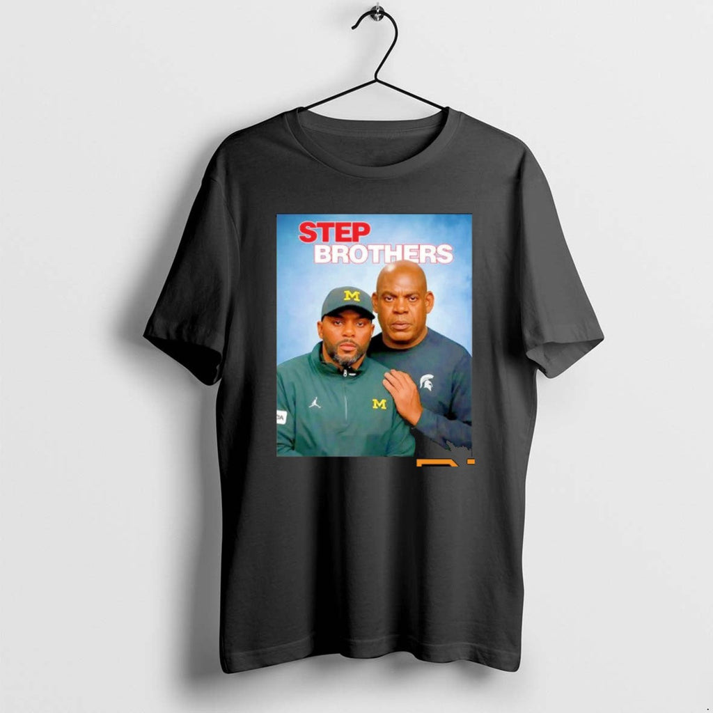 Official Sherrone Moore Mel Tucker Step Brothers - Adult & Kids T-Shirts, Sweatshirts & Hoodies apparel design preview 1