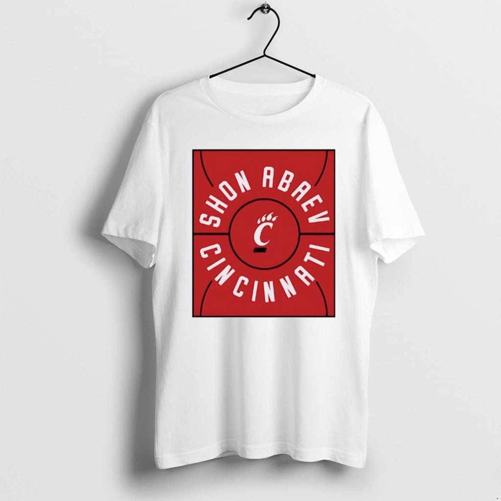 Official Shon Abaev Full Court Cincinnati Bearcats - Adult & Kids T-Shirts, Sweatshirts & Hoodies apparel design preview 1