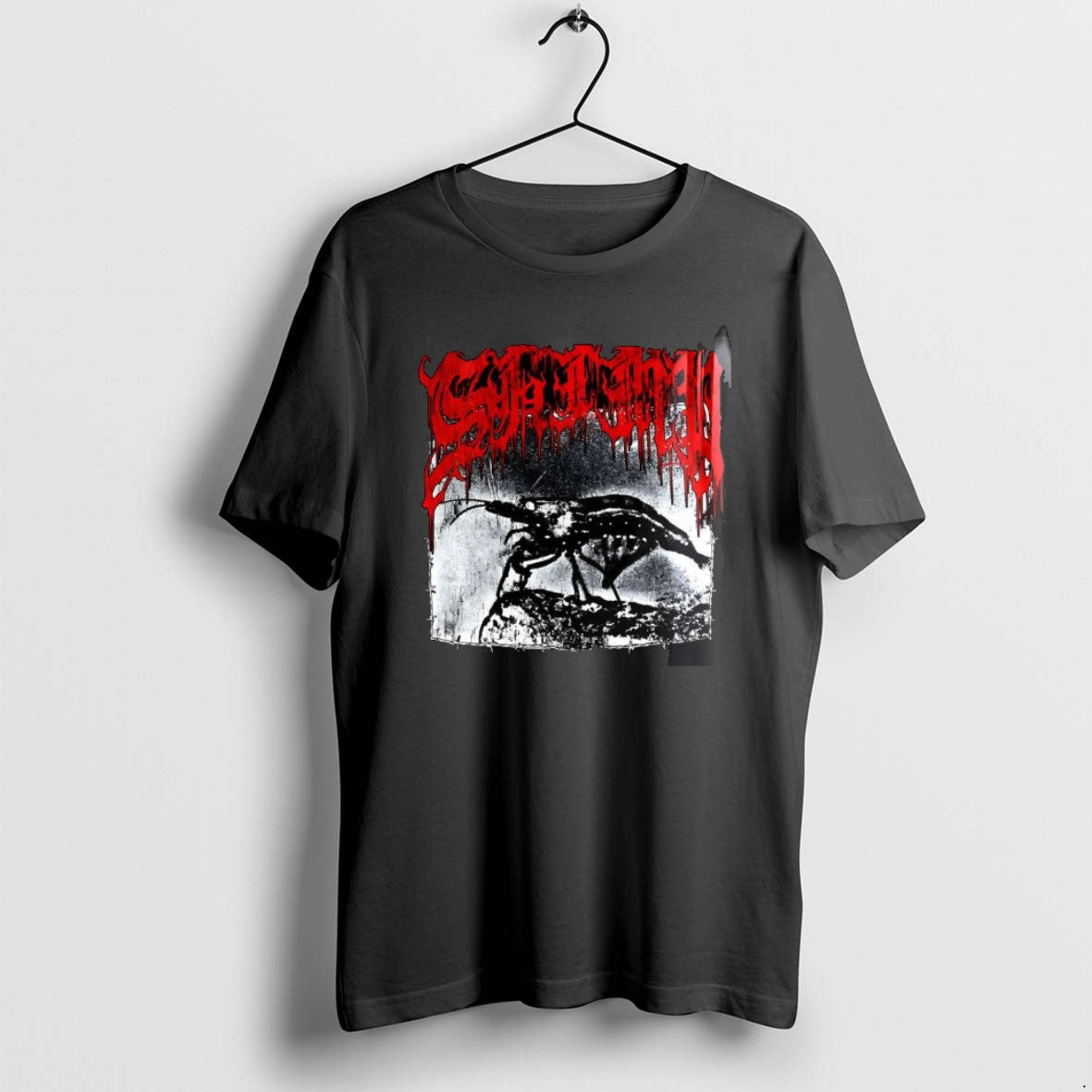 Official Shrimp Metal Music Lover Retro - Adult & Kids T-Shirts, Sweatshirts & Hoodies apparel design preview 1