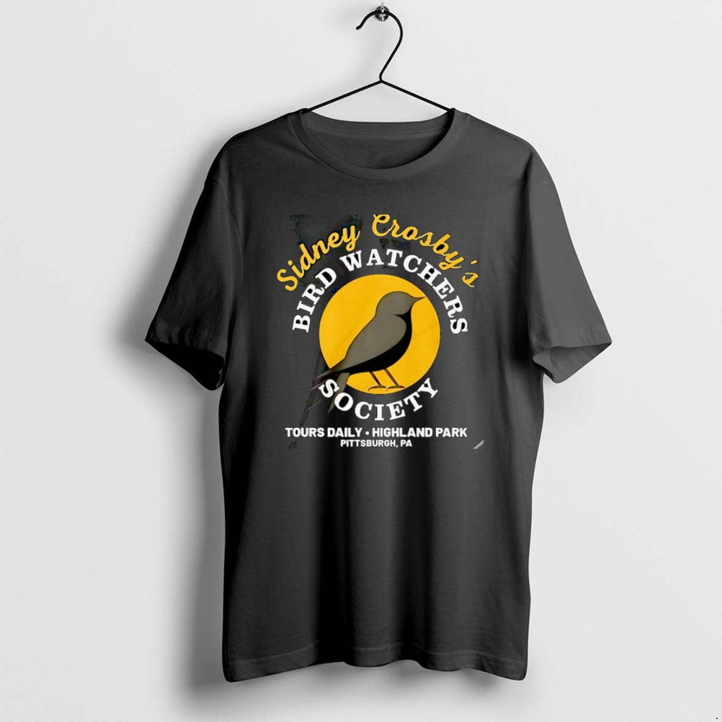 Official Sidney Crosbys Bird Watchers Society Tours - Adult & Kids T-Shirts, Sweatshirts & Hoodies apparel design preview 1