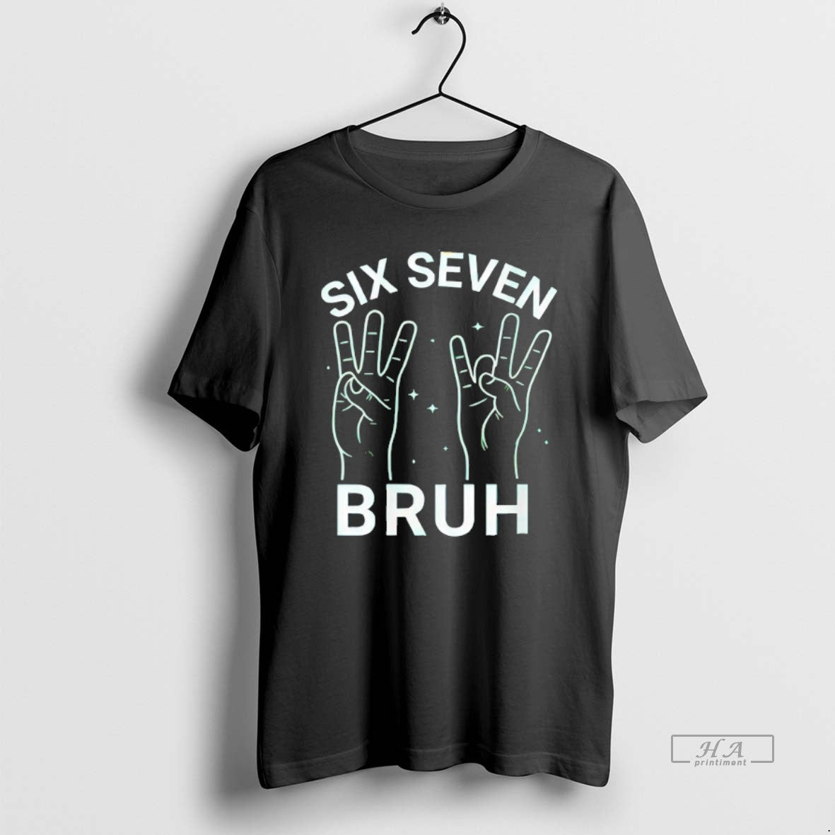 Official Six Seven Bruh - Adult & Kids T-Shirts, Sweatshirts & Hoodies apparel design preview 1