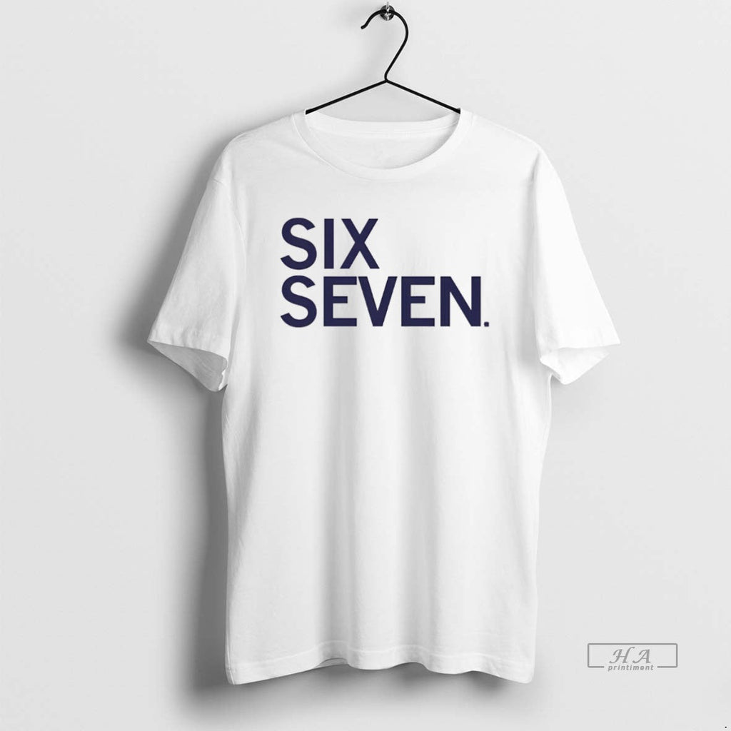 Official Six Seven Text Christmas - Adult & Kids T-Shirts, Sweatshirts & Hoodies apparel design preview 1