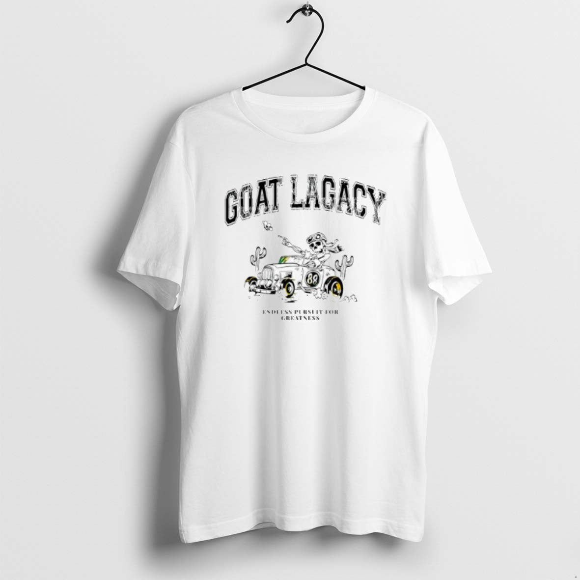 Official Skeleton 88 Car Goat Lagacy Endless Pursuit - Adult & Kids T-Shirts, Sweatshirts & Hoodies apparel design preview 1