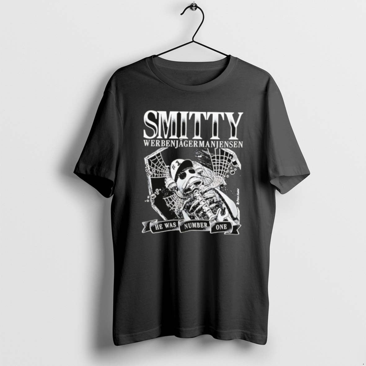 Official Smitty Werbenjagermanjensen He Was Number - Adult & Kids T-Shirts, Sweatshirts & Hoodies apparel design preview 1