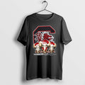 Official South Carolina Gamecocks X Elephants Santa - Adult & Kids T-Shirts, Sweatshirts & Hoodies apparel design preview 1