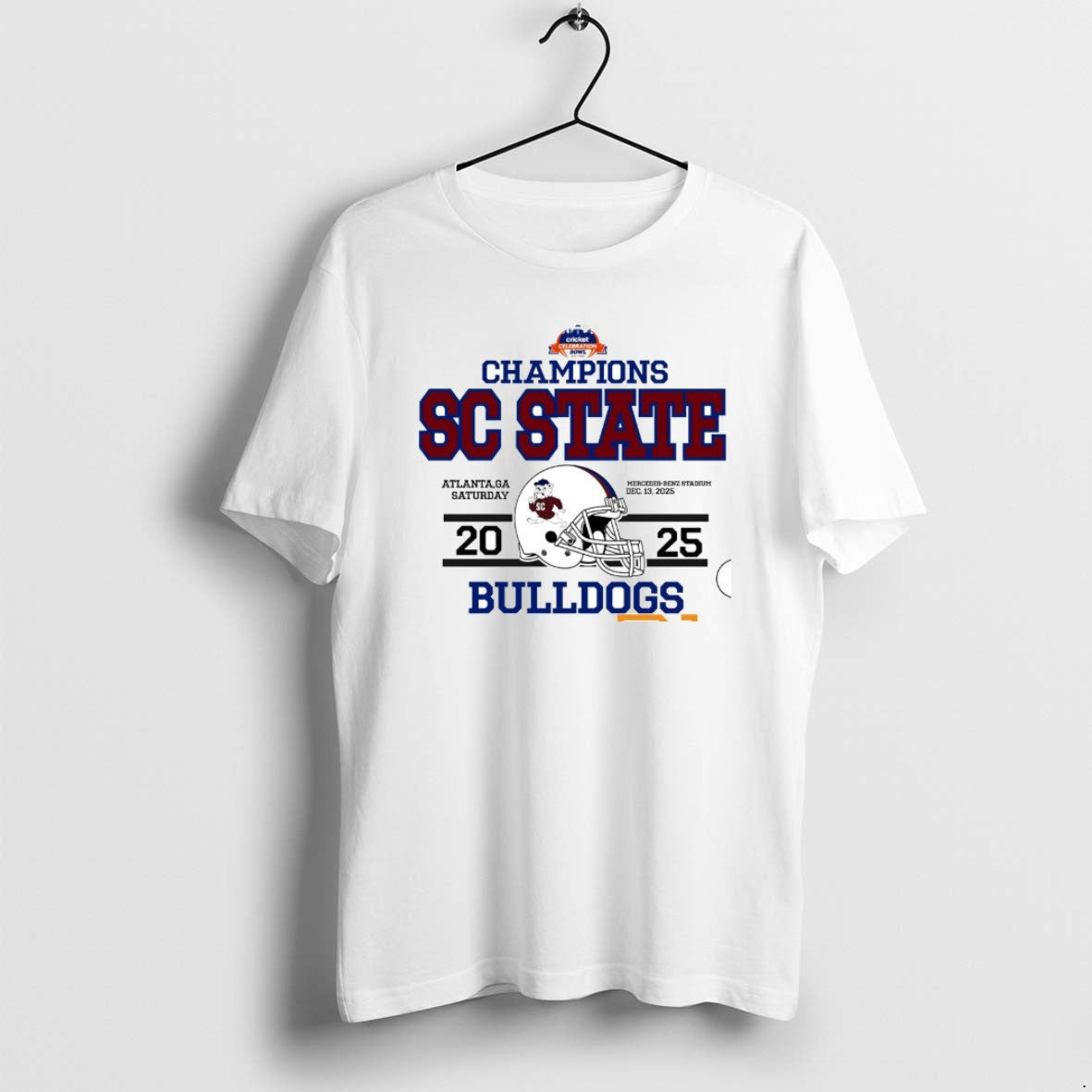 Official South Carolina State Bulldogs 2025 Cricket - Adult & Kids T-Shirts, Sweatshirts & Hoodies apparel design preview 1