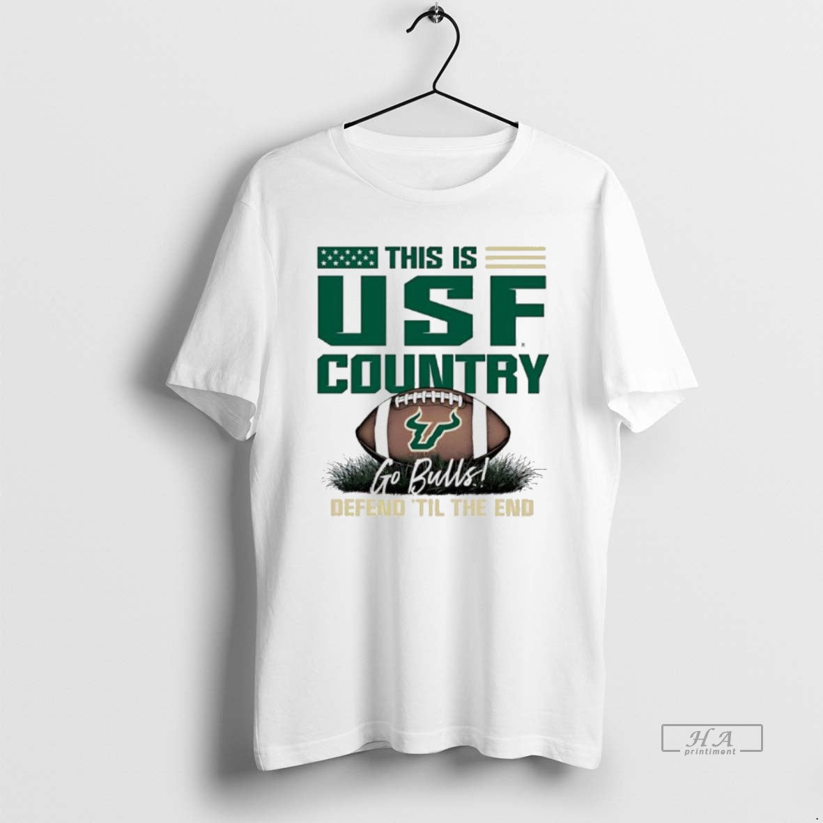 Official South Florida Bulls This Is Usf Country - Adult & Kids T-Shirts, Sweatshirts & Hoodies apparel design preview 1
