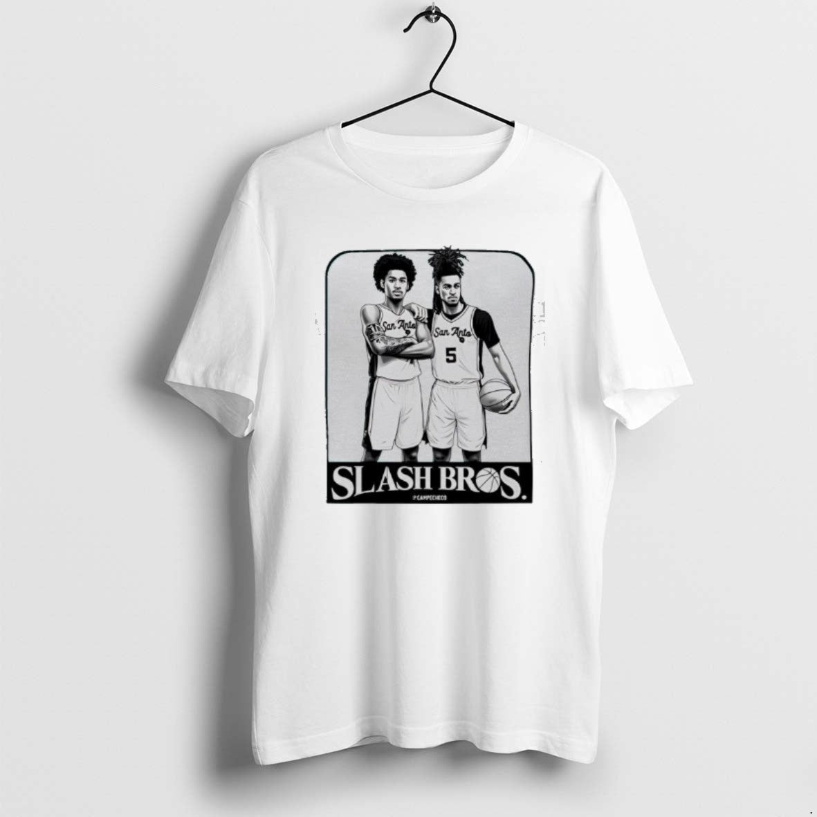 Official Spurs Slash Bros Nba Cup Championship - Adult & Kids T-Shirts, Sweatshirts & Hoodies apparel design preview 1