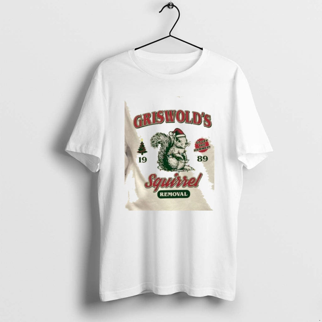 Official Squirrel Griswolds Removal 1989 Christmas - Adult & Kids T-Shirts, Sweatshirts & Hoodies apparel design preview 1