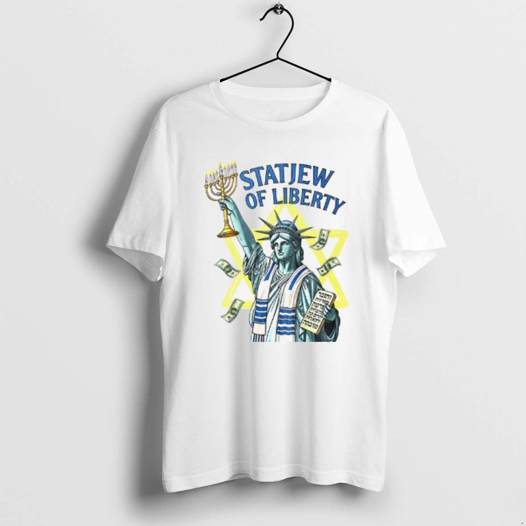 Official Statjew Of Liberty Jewish Statue Parody - Adult & Kids T-Shirts, Sweatshirts & Hoodies apparel design preview 1