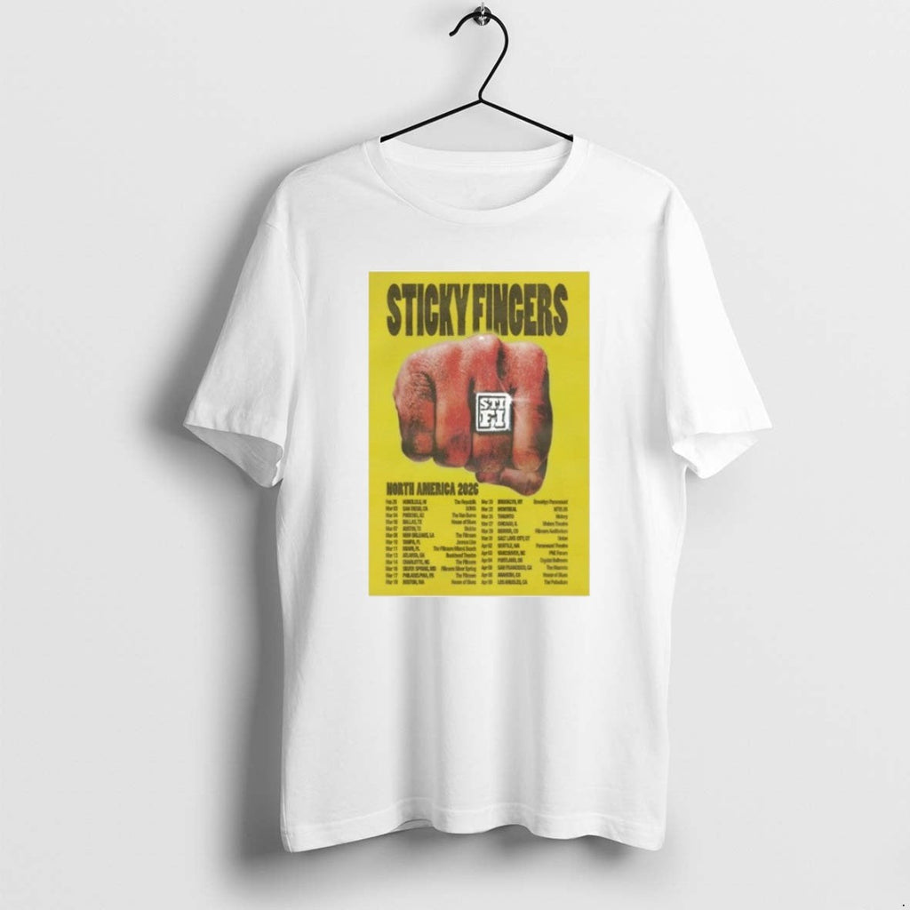 Official Sticky Fingers North America 2026 Tour - Adult & Kids T-Shirts, Sweatshirts & Hoodies apparel design preview 1