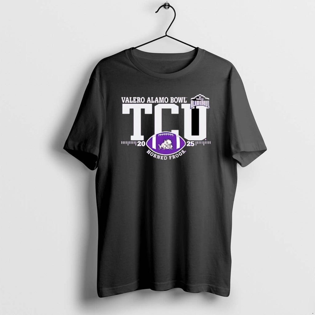 Official Tcu Horned Frogs 2025 Alamo Bowl Football - Adult & Kids T-Shirts, Sweatshirts & Hoodies apparel design preview 1