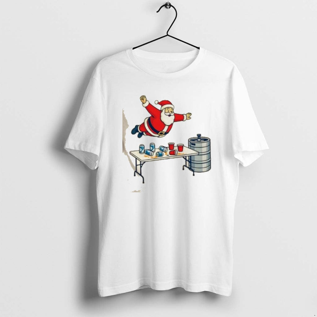 Official Table Dive Santa Christmas - Adult & Kids T-Shirts, Sweatshirts & Hoodies apparel design preview 1