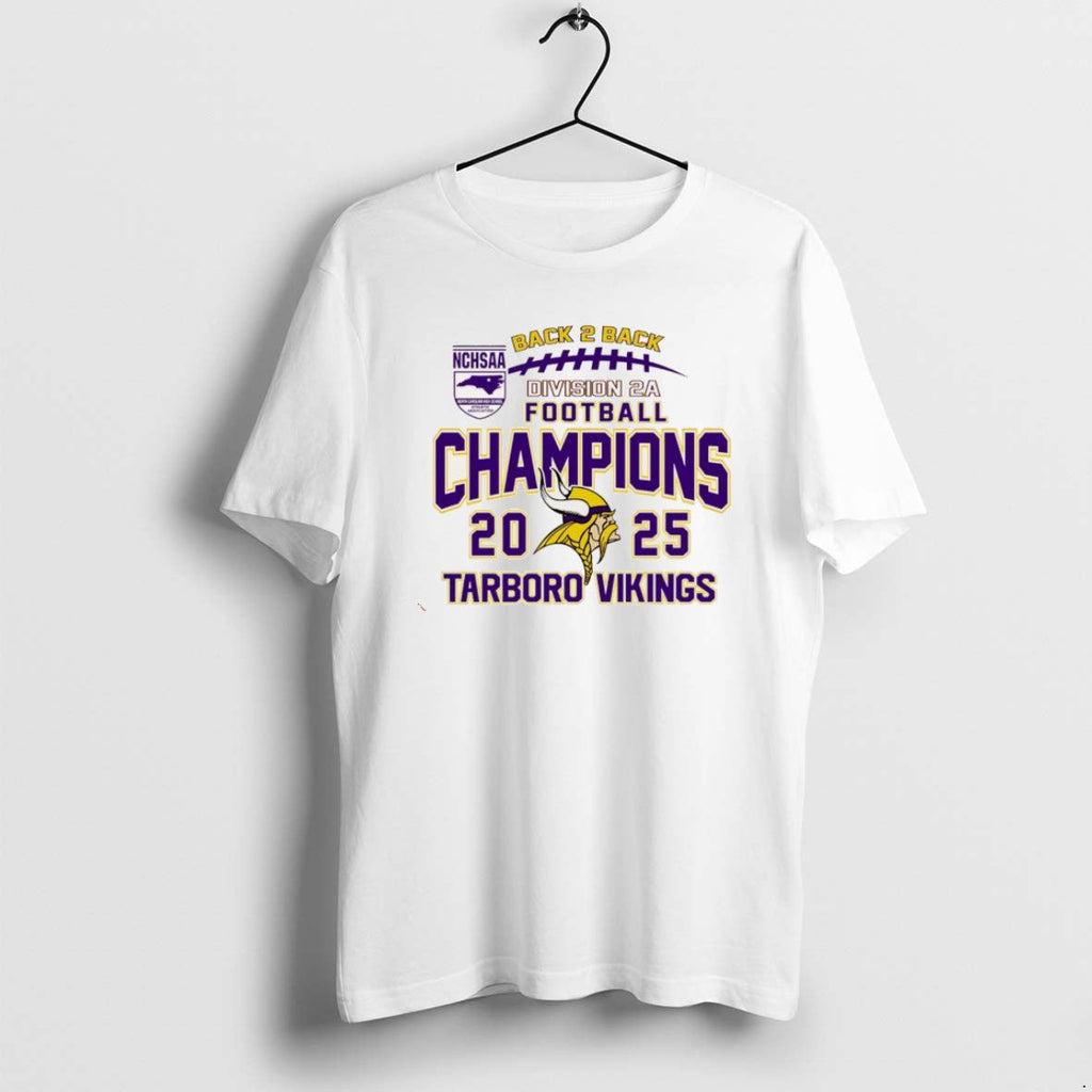 Official Tarboro Vikings 2025 Nchsaa Division 2a - Adult & Kids T-Shirts, Sweatshirts & Hoodies apparel design preview 1