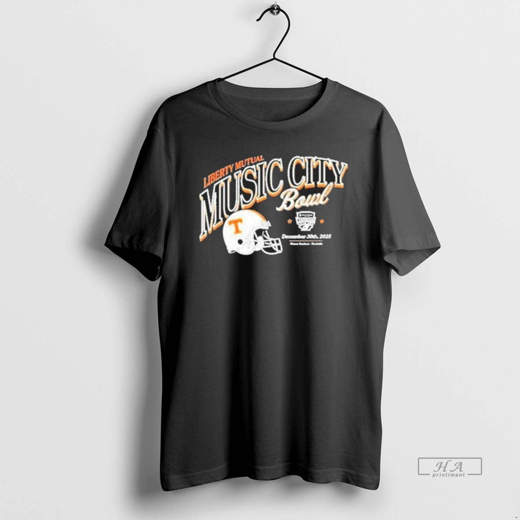 Official Tennessee Volunrs Liberty Mutual Music City - Adult & Kids T-Shirts, Sweatshirts & Hoodies apparel design preview 1
