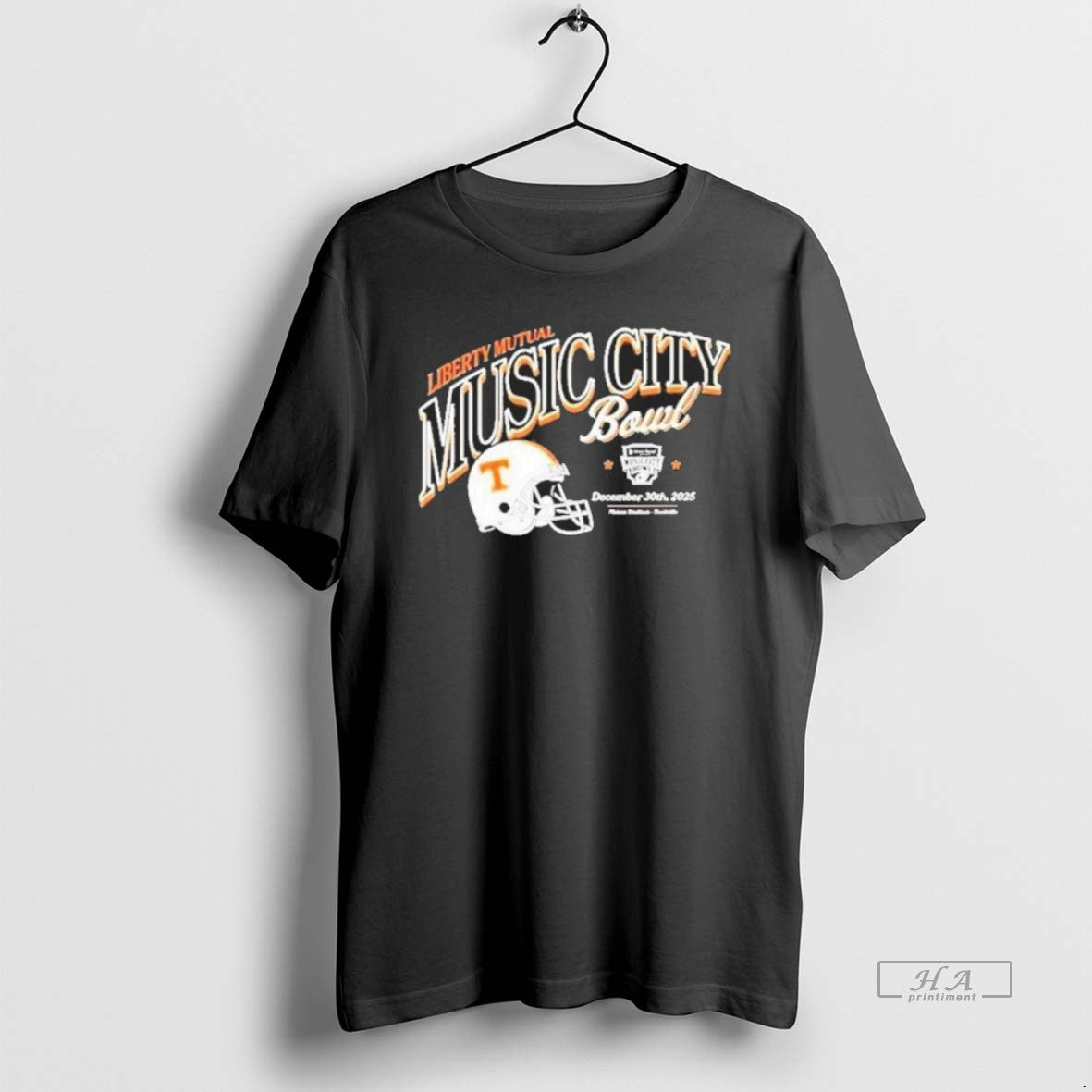 Official Tennessee Volunrs Liberty Mutual Music City - Adult & Kids T-Shirts, Sweatshirts & Hoodies apparel design preview 1