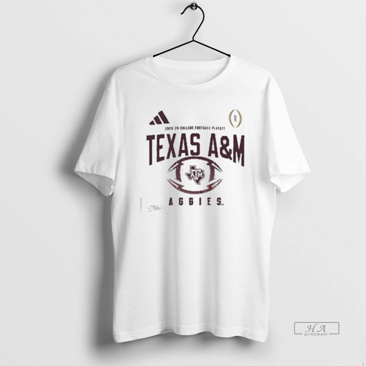 Official Texas Am Playoff College Football 2025 2026 - Adult & Kids T-Shirts, Sweatshirts & Hoodies apparel design preview 1
