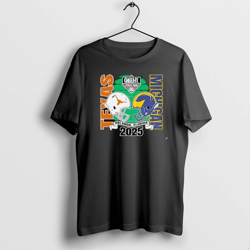 Official Texas Longhorns Vs Michigan 2025 Citrus Bowl - Adult & Kids T-Shirts, Sweatshirts & Hoodies apparel design preview 1