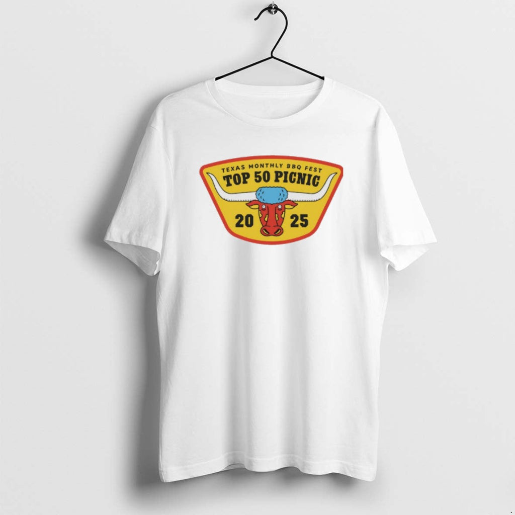 Official Texas Monthly Bbq Fest Top 50 Picnic 2025 - Adult & Kids T-Shirts, Sweatshirts & Hoodies apparel design preview 1