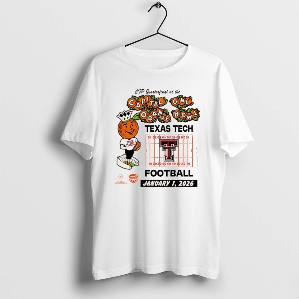 Official Texas Tech Red Raiders 2025 Orange Bowl - Adult & Kids T-Shirts, Sweatshirts & Hoodies apparel design preview 1