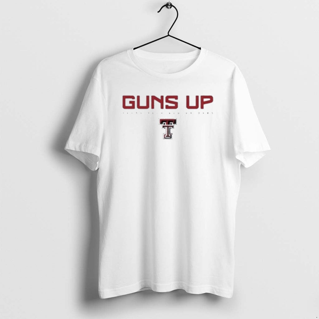 Official Texas Tech Red Raiders Football Logo Guns Up - Adult & Kids T-Shirts, Sweatshirts & Hoodies apparel design preview 1