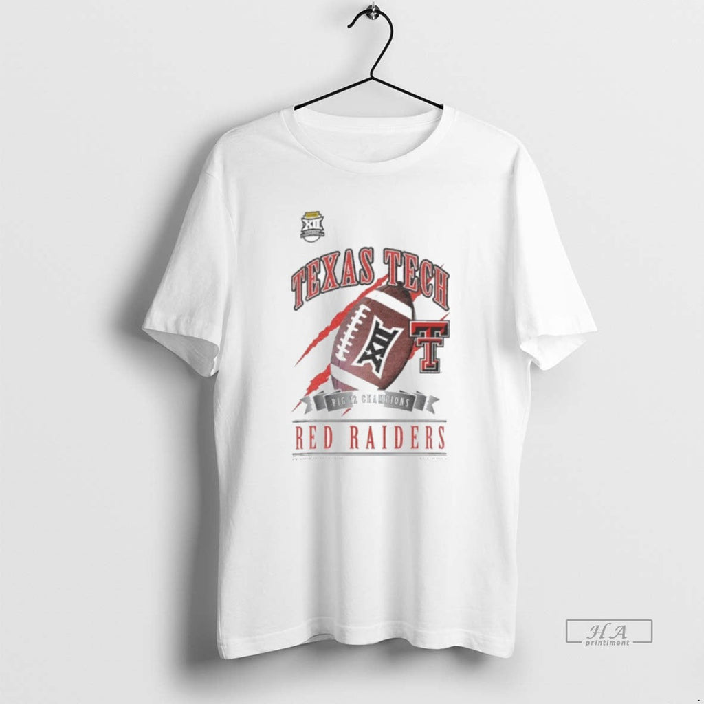 Official Texas Tech Red Raiders New Era 2025 Big 12 - Adult & Kids T-Shirts, Sweatshirts & Hoodies apparel design preview 1