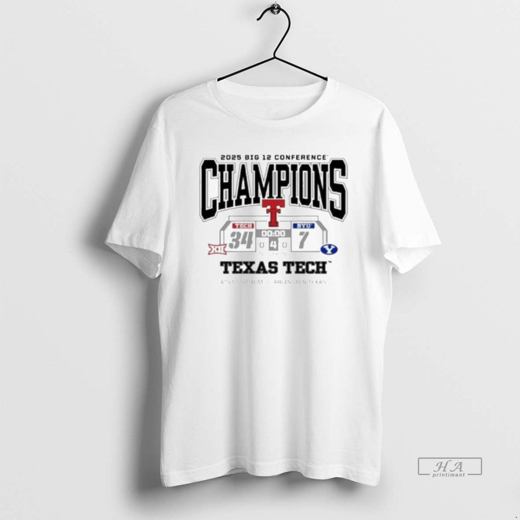 Official Texas Tech Red Raiders Vs Byu Cougars 2025 - Adult & Kids T-Shirts, Sweatshirts & Hoodies apparel design preview 1
