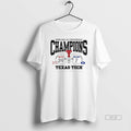Official Texas Tech Red Raiders Vs Byu Cougars 2025 - Adult & Kids T-Shirts, Sweatshirts & Hoodies apparel design preview 1
