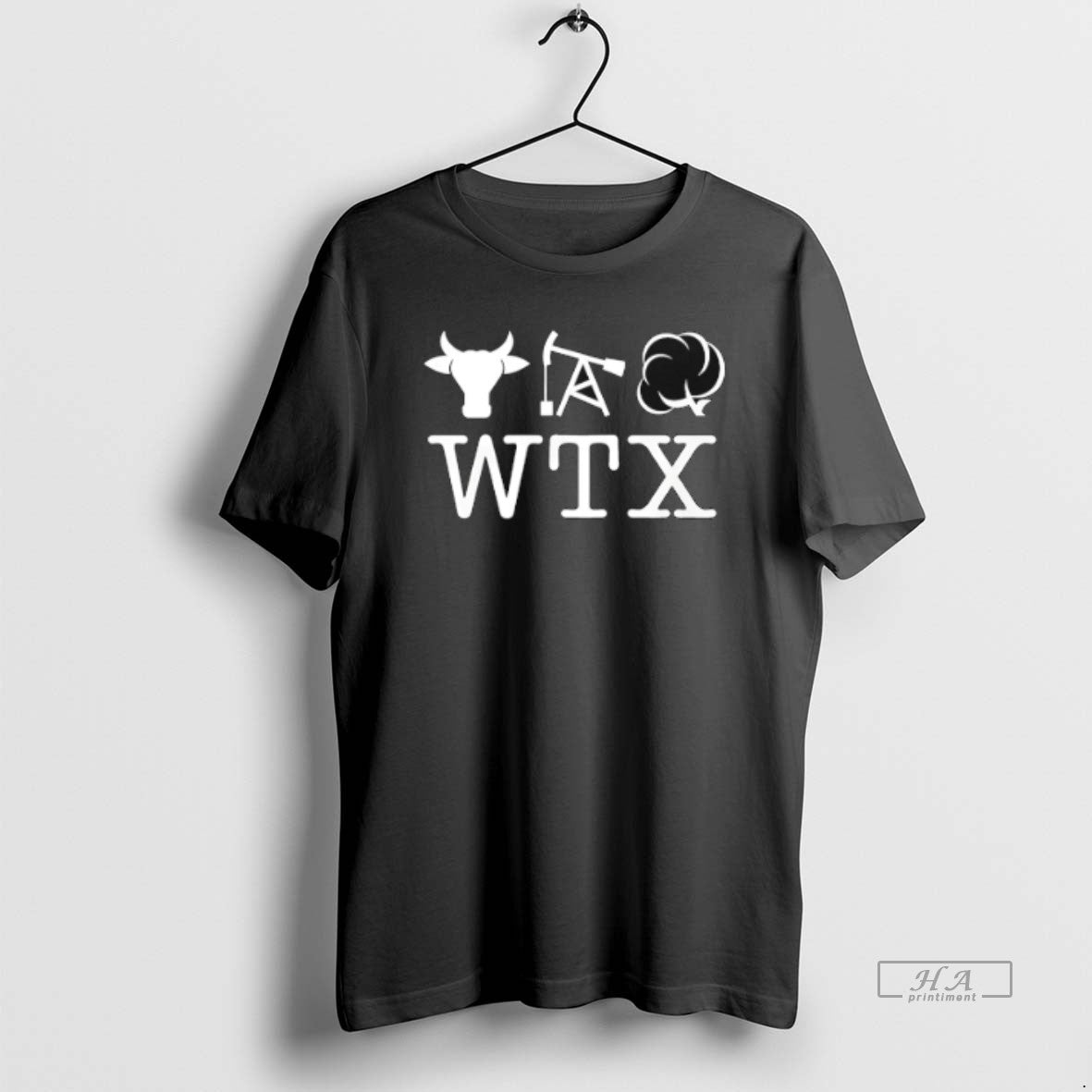 Official Texas Wtx Cow Oil Cotton - Adult & Kids T-Shirts, Sweatshirts & Hoodies apparel design preview 1