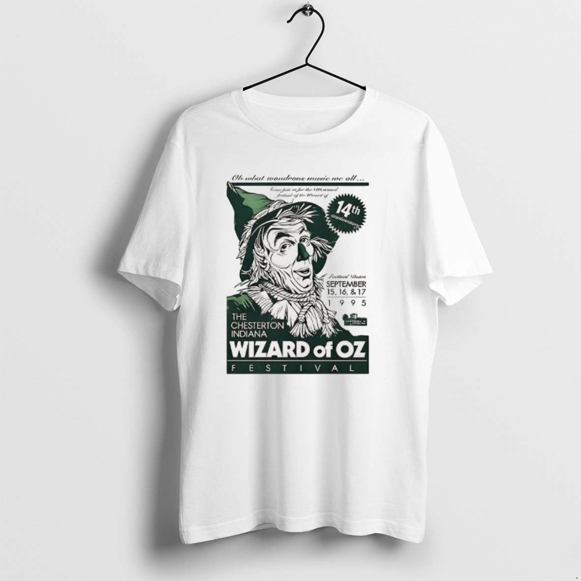 Official The Chesterton Indiana Wizard Of Oz Festival - Adult & Kids T-Shirts, Sweatshirts & Hoodies apparel design preview 1