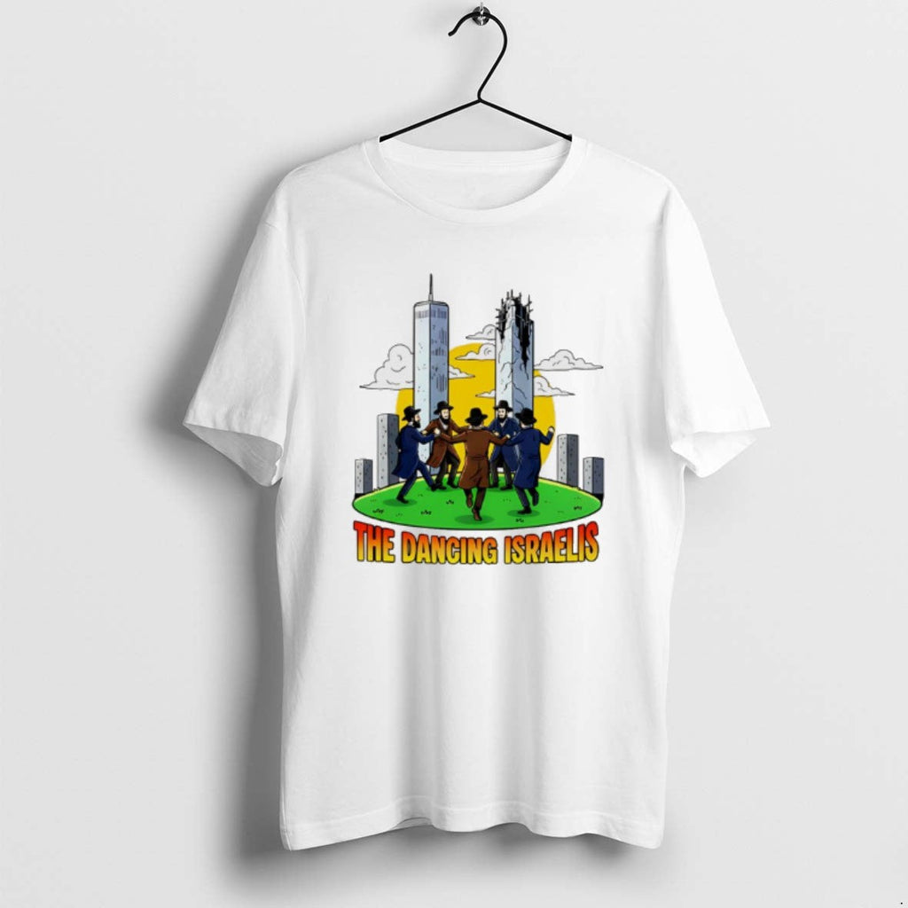Official The Dancing Israelis Jews City Skyline - Adult & Kids T-Shirts, Sweatshirts & Hoodies apparel design preview 1