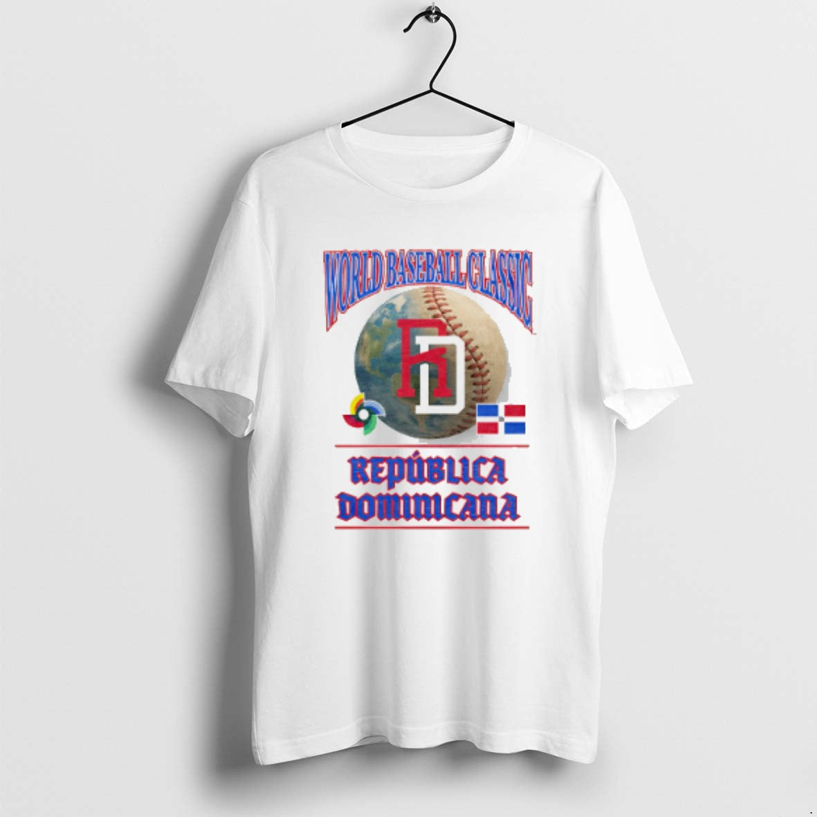 Official The Dominican Republic 2026 World Baseball - Adult & Kids T-Shirts, Sweatshirts & Hoodies apparel design preview 1