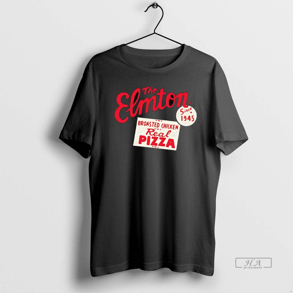 Official The Elmton Broasted Chicken Real Pizza Since - Adult & Kids T-Shirts, Sweatshirts & Hoodies apparel design preview 1