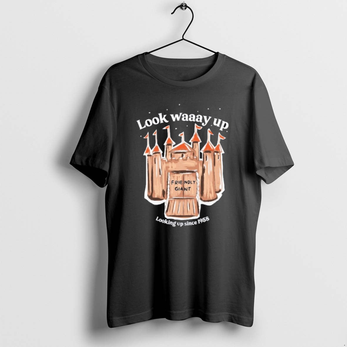 Official The Friendly Giant Look Way Up Looking Since - Adult & Kids T-Shirts, Sweatshirts & Hoodies apparel design preview 1