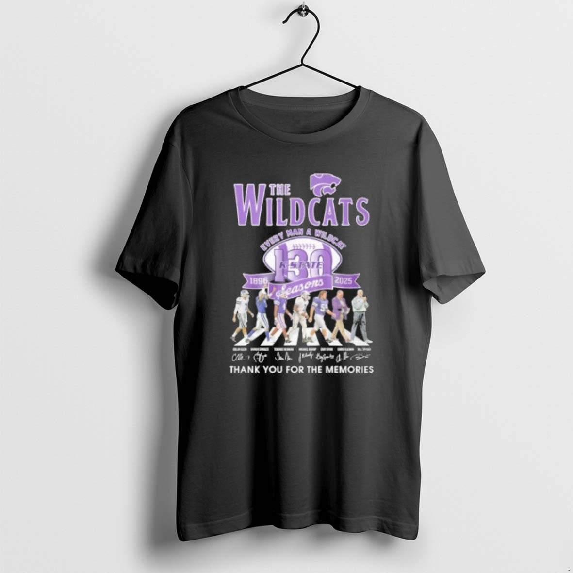 Official The K State Wildcats Abbey Road 130 Season - Adult & Kids T-Shirts, Sweatshirts & Hoodies apparel design preview 1
