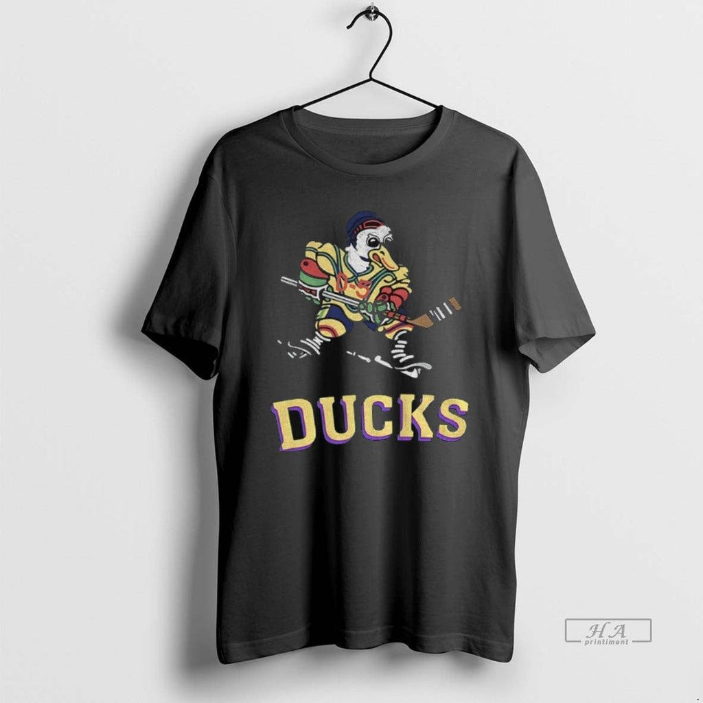 Official The Mighty Ducks Mascot Nhl Hockey - Adult & Kids T-Shirts, Sweatshirts & Hoodies apparel design preview 1