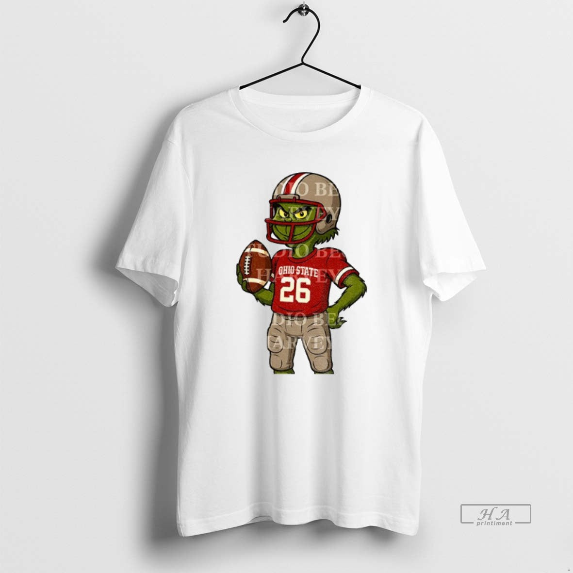 Official The Ohio State Grinch Christmas - Adult & Kids T-Shirts, Sweatshirts & Hoodies apparel design preview 1