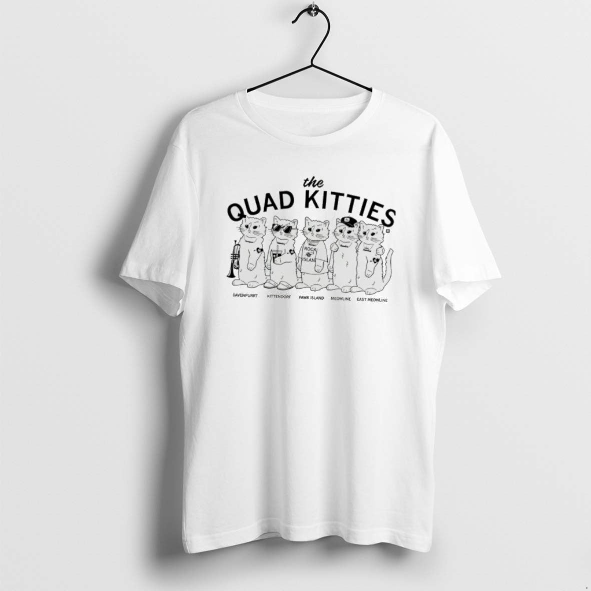 Official The Quad Cities Davenport Kittendorf Pawk - Adult & Kids T-Shirts, Sweatshirts & Hoodies apparel design preview 1