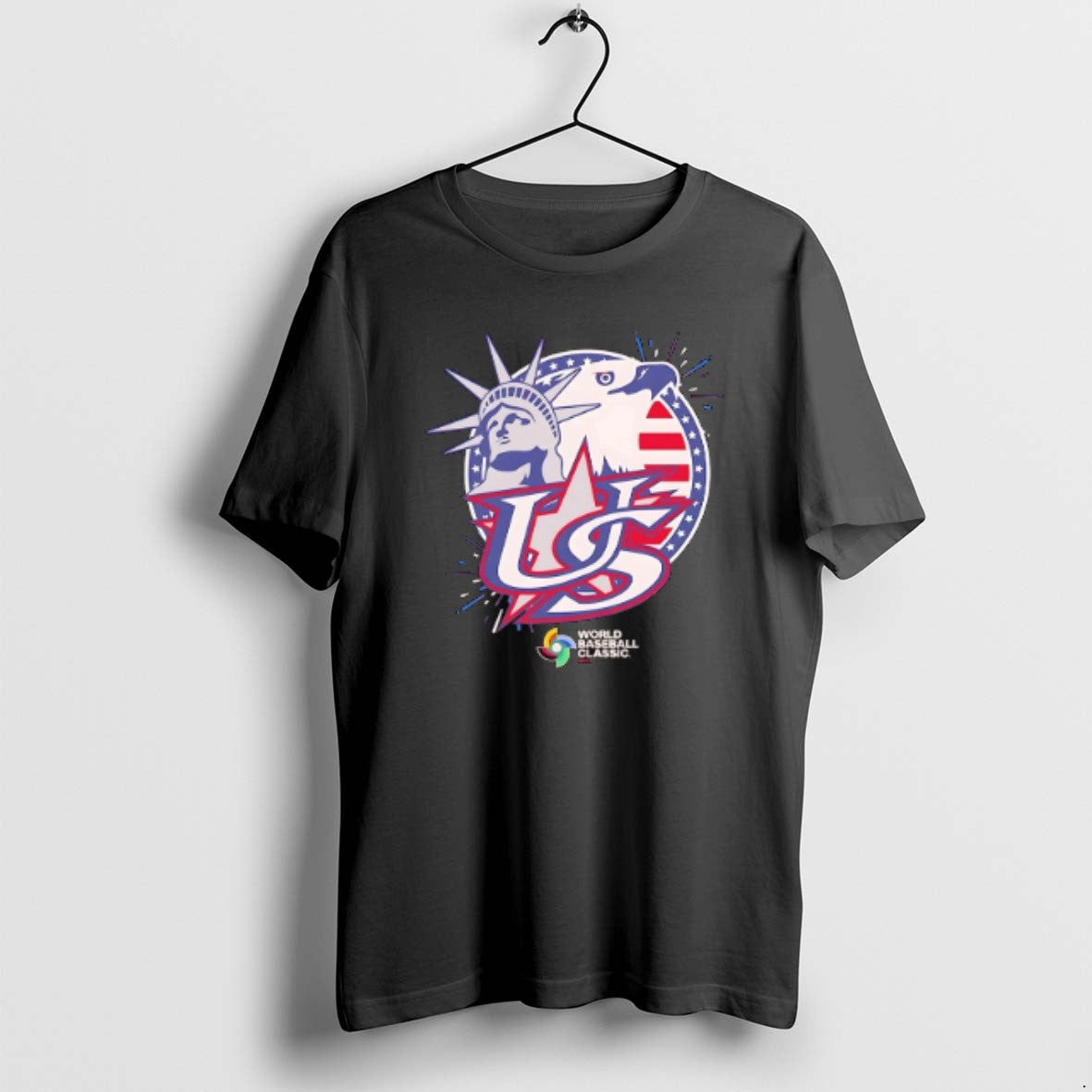 Official The Usa 2025 World Baseball Classic Scarlet - Adult & Kids T-Shirts, Sweatshirts & Hoodies apparel design preview 1