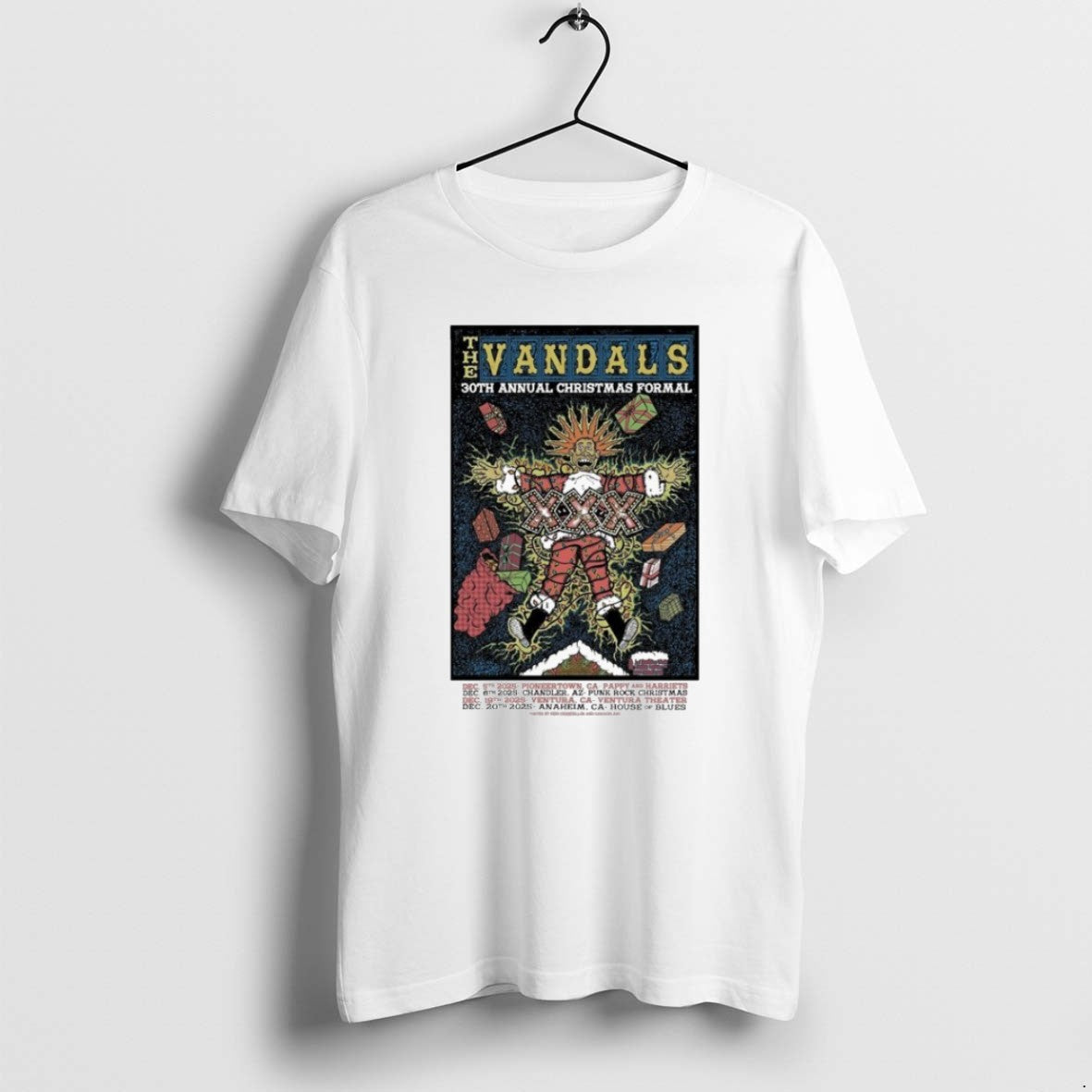 Official The Vandals 30th Annual Christmas Formal Dec - Adult & Kids T-Shirts, Sweatshirts & Hoodies apparel design preview 1