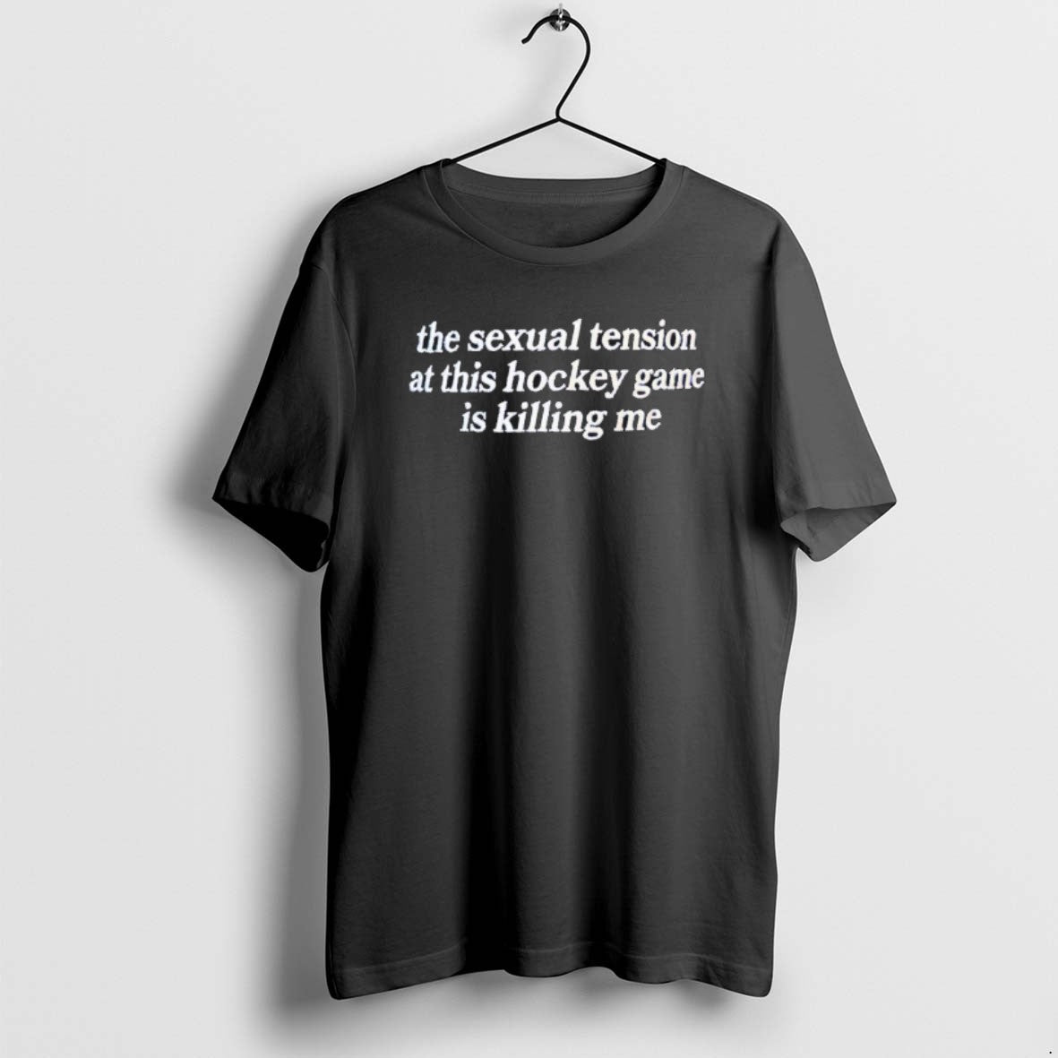 Official The Sexual Tension At This Hockey Game Is - Adult & Kids T-Shirts, Sweatshirts & Hoodies apparel design preview 1