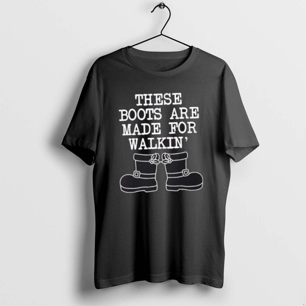 Official These Boots Are Made For Walkin Christmas - Adult & Kids T-Shirts, Sweatshirts & Hoodies apparel design preview 1