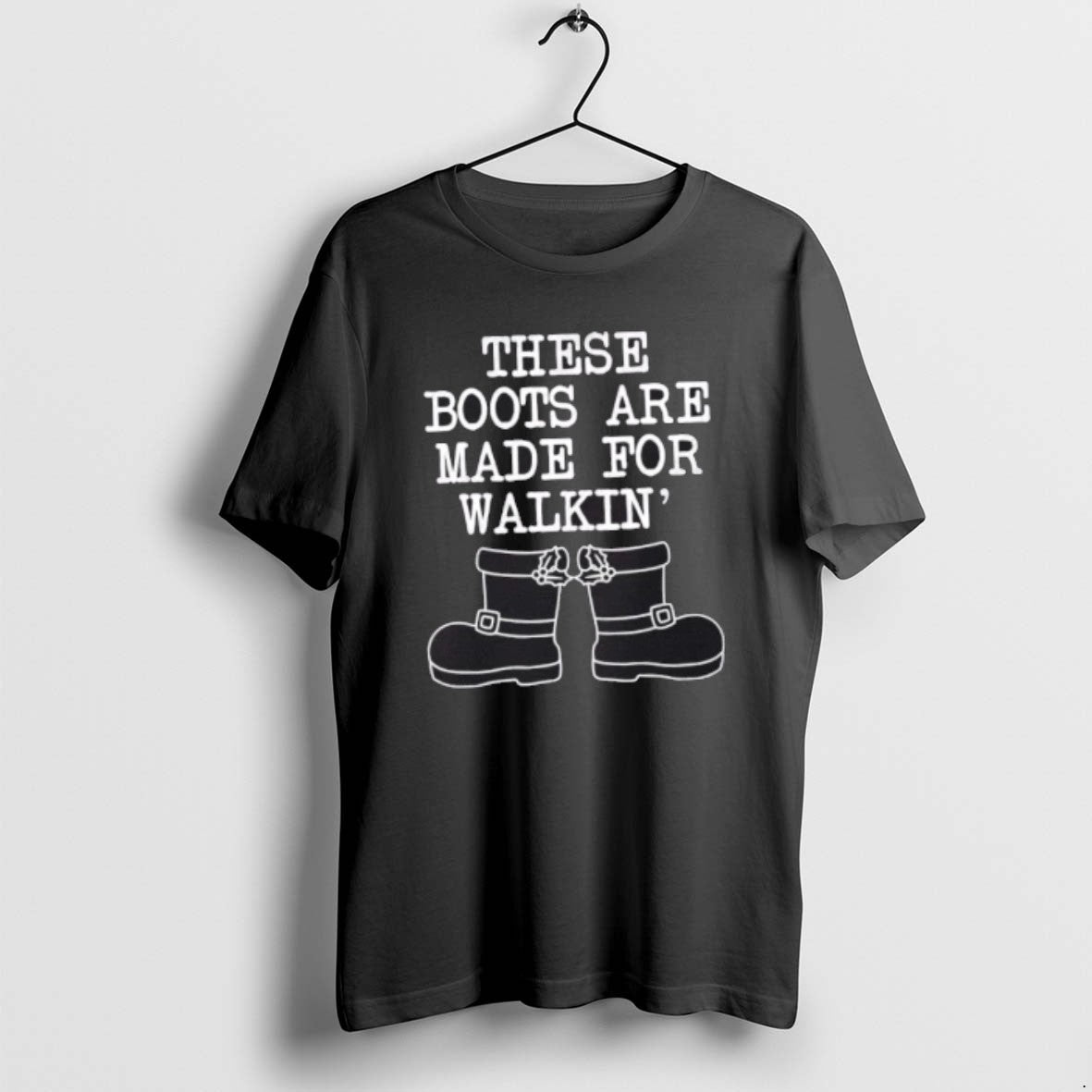 Official These Boots Are Made For Walkin Christmas - Adult & Kids T-Shirts, Sweatshirts & Hoodies apparel design preview 1