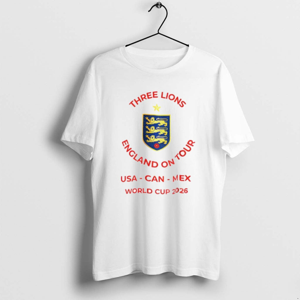 Official Three Lions England World Cup 2026 Usa - Adult & Kids T-Shirts, Sweatshirts & Hoodies apparel design preview 1