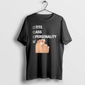 Official Tits Ass Personality Toes Checklist Leg - Adult & Kids T-Shirts, Sweatshirts & Hoodies apparel design preview 1