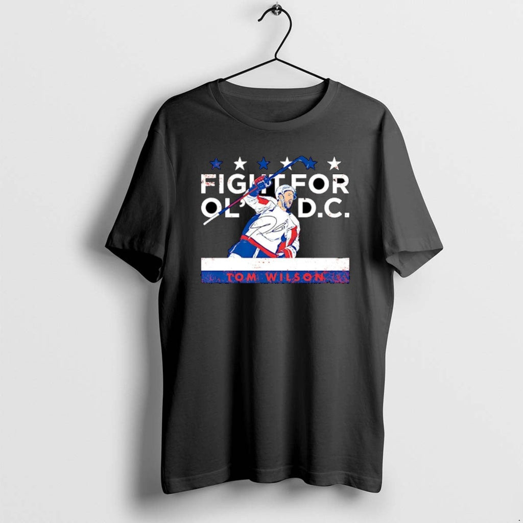 Official Tom Wilson Washington Capitals Fight For Old - Adult & Kids T-Shirts, Sweatshirts & Hoodies apparel design preview 1