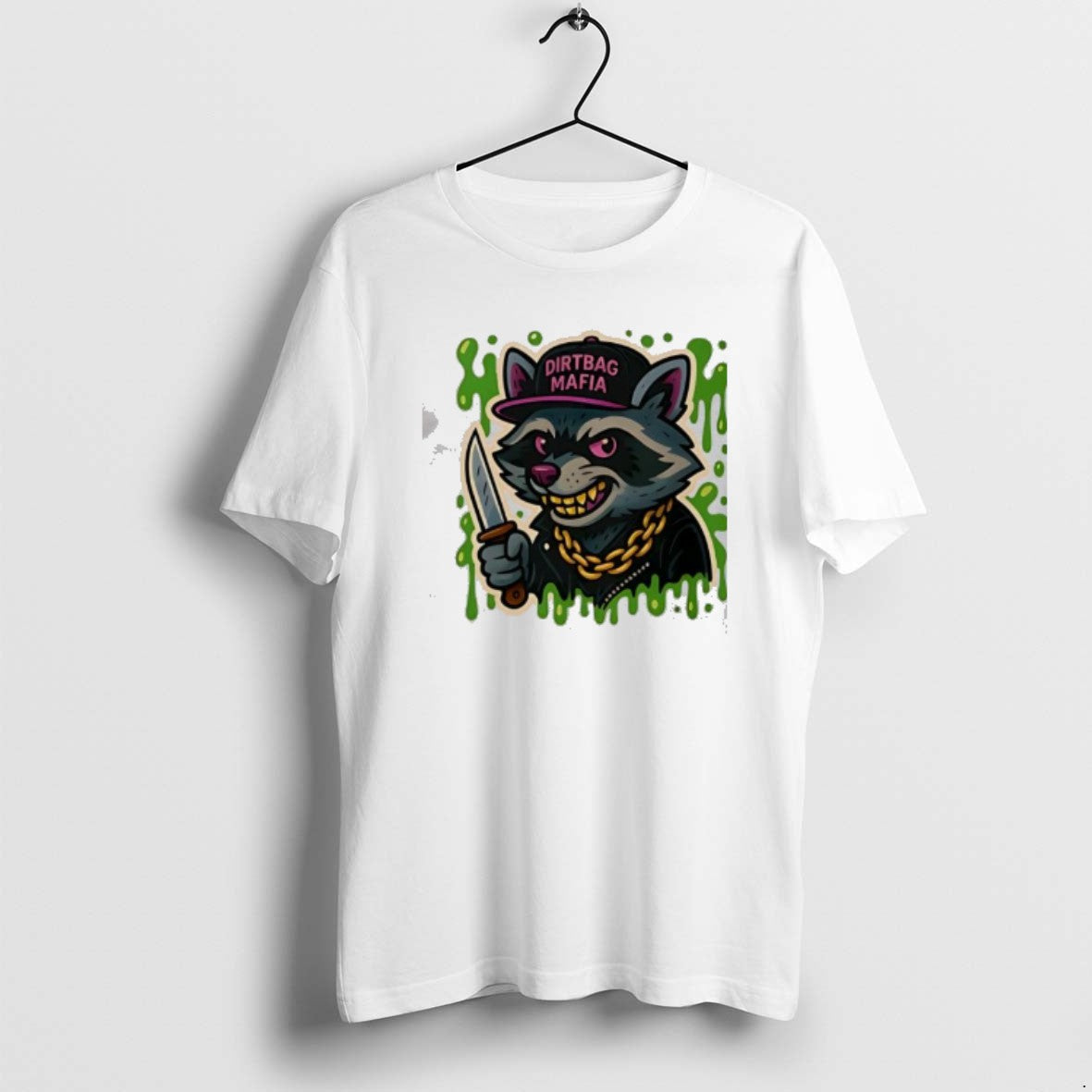 Official Trash Panda Hat Dirtbag Mafia Art - Adult & Kids T-Shirts, Sweatshirts & Hoodies apparel design preview 1