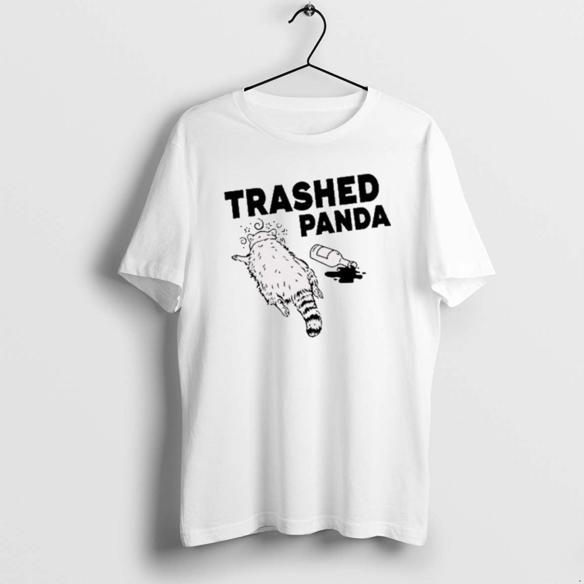 Official Trashed Panda Hanover Drunk Raccoon - Adult & Kids T-Shirts, Sweatshirts & Hoodies apparel design preview 1