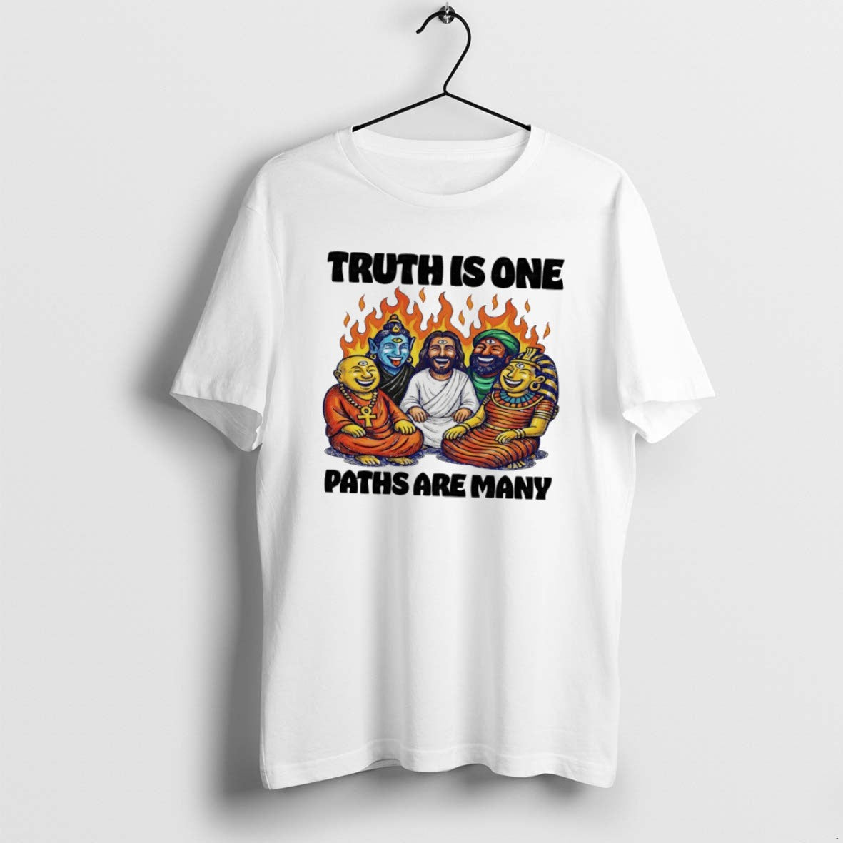 Official Truth Is On Paths Are Many - Adult & Kids T-Shirts, Sweatshirts & Hoodies apparel design preview 1